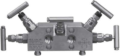 Hex Valve Differential Pressure Manifold Valve, EH39